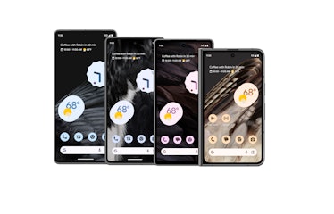 The entire Google Pixel phone lineup: Pixel 7 Pro, Pixel 7, Pixel 7a, Pixel Fold