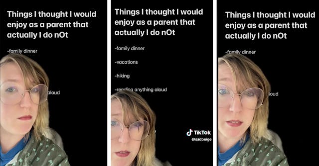 Comedy writer and mom, Hayley DeRoche, listed off some of the things she thought she’d love as a par...