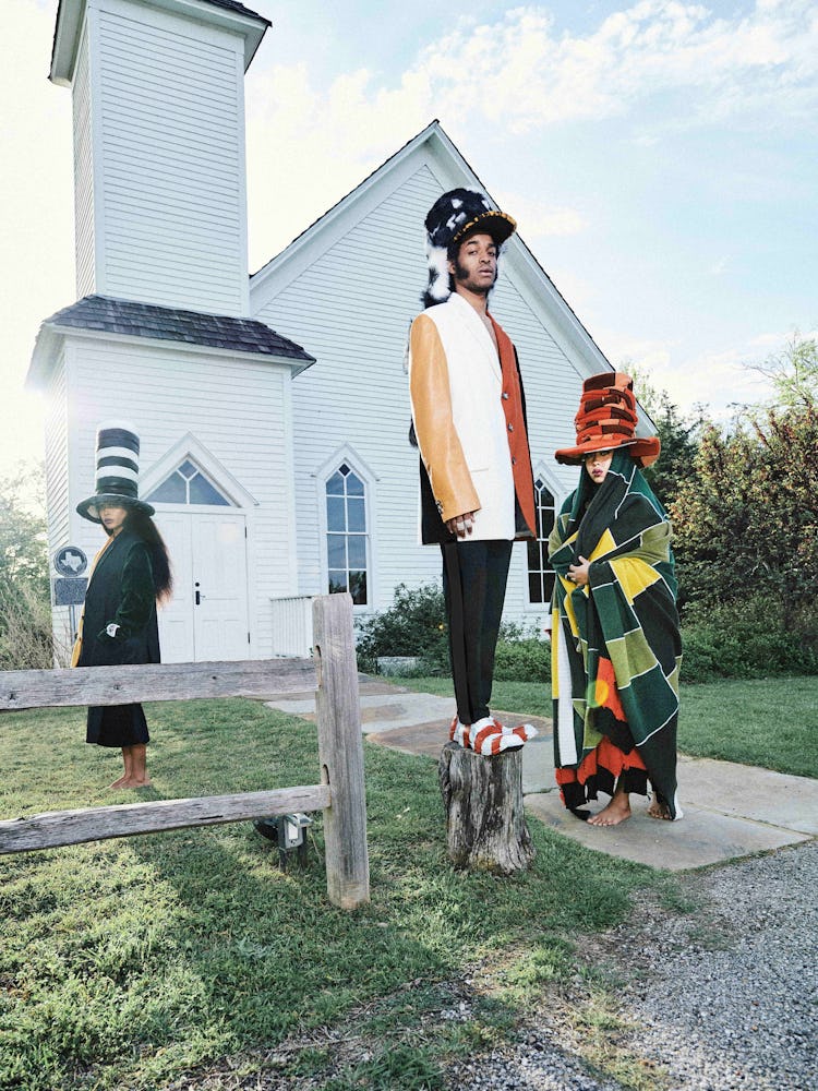 erykah badu and puma curry in the marni campaign