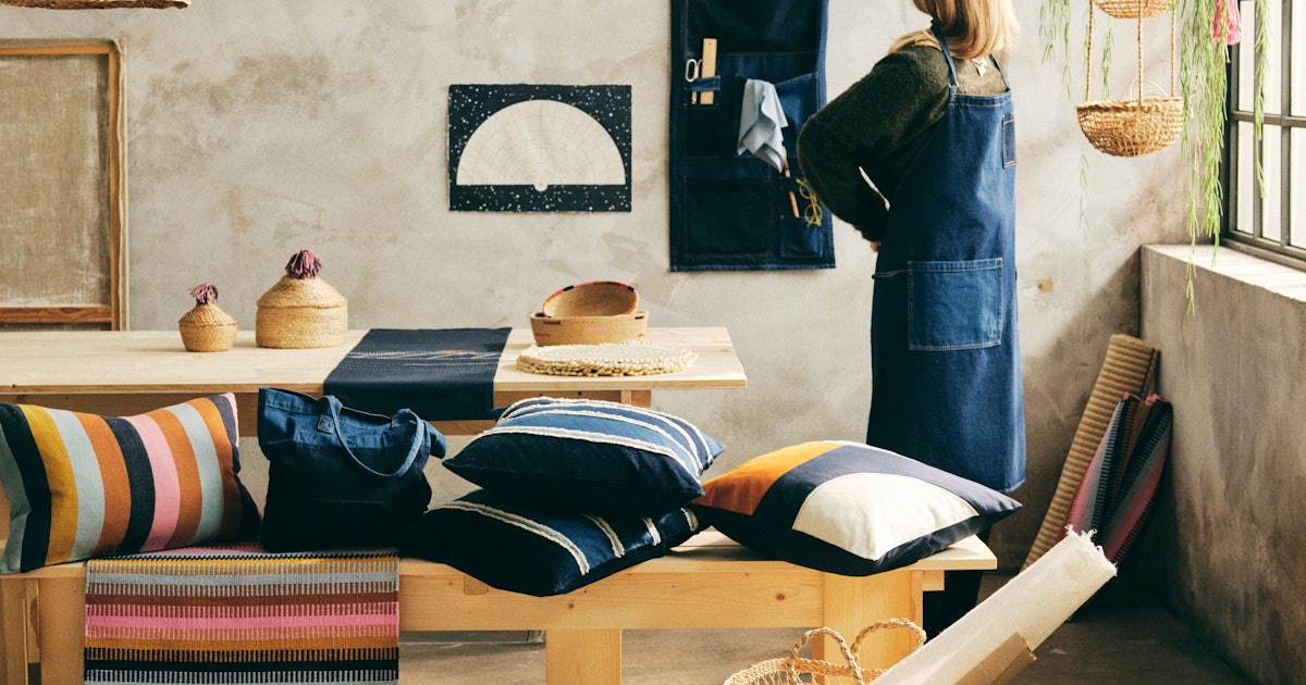 IKEA’s MÄVINN Collection Brings Classic, Stylish Denim to Home Decor