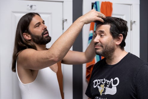 Jonathan Van Ness and Dan Stein on 'Queer Eye.' Photo via Netflix