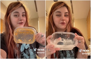 This TikTok Tupperware Cleaning Hack Could Save Your Sauce-Stained
