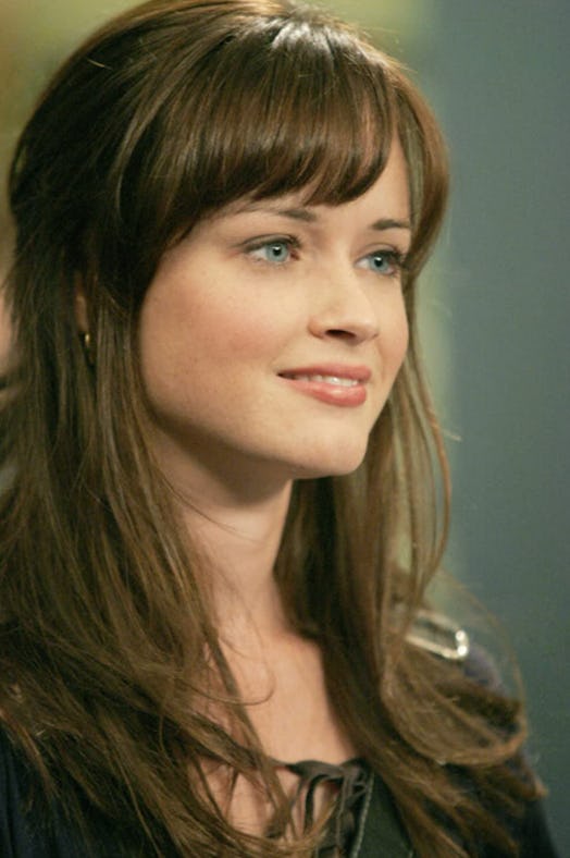 Rory Gilmore with straight across bangs.
