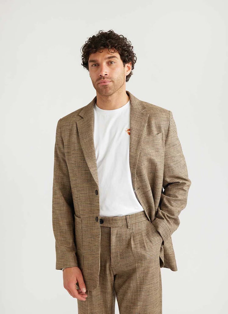 The Kavorka Houndstooth Wool Blazer