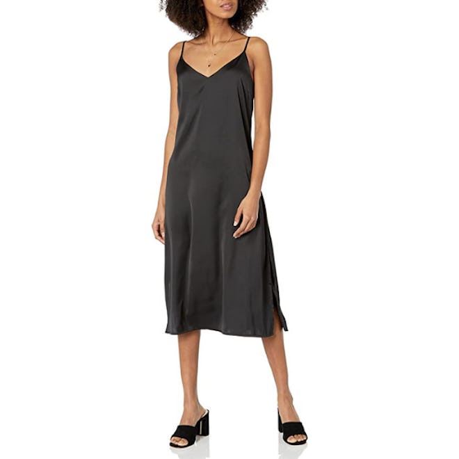 The Drop Ana Silky Midi Slip Dress