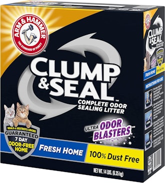 ARM & HAMMER Clump & Seal Cat Litter, Fresh Scent, 18 Lbs. 