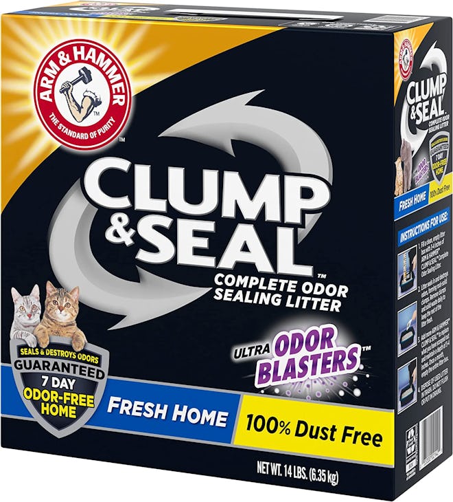 ARM & HAMMER Clump & Seal Cat Litter, Fresh Scent, 18 Lbs.