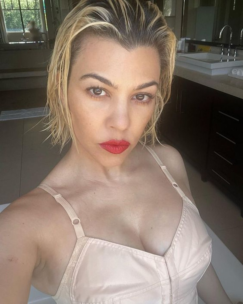 Kourtney Kardashian Barker's blonde bob haircut is a 2023 hair trend that will convince you to go sh...