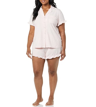 Amazon Essentials Cotton Collared Pajama Set