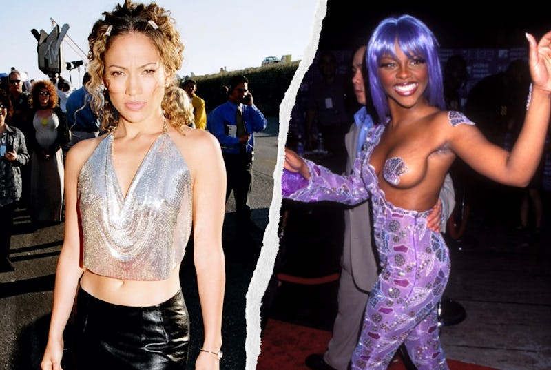 '90s outfits jennifer lopez lil kim