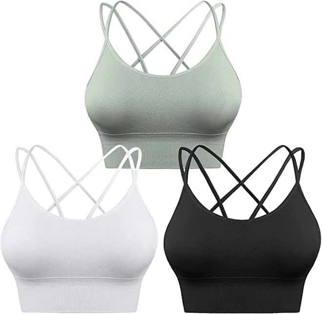 Sykooria Strappy Sports Bra (3-Pack)