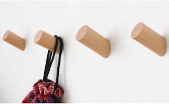 Felidio Wood Wall Hooks (4-Pack)