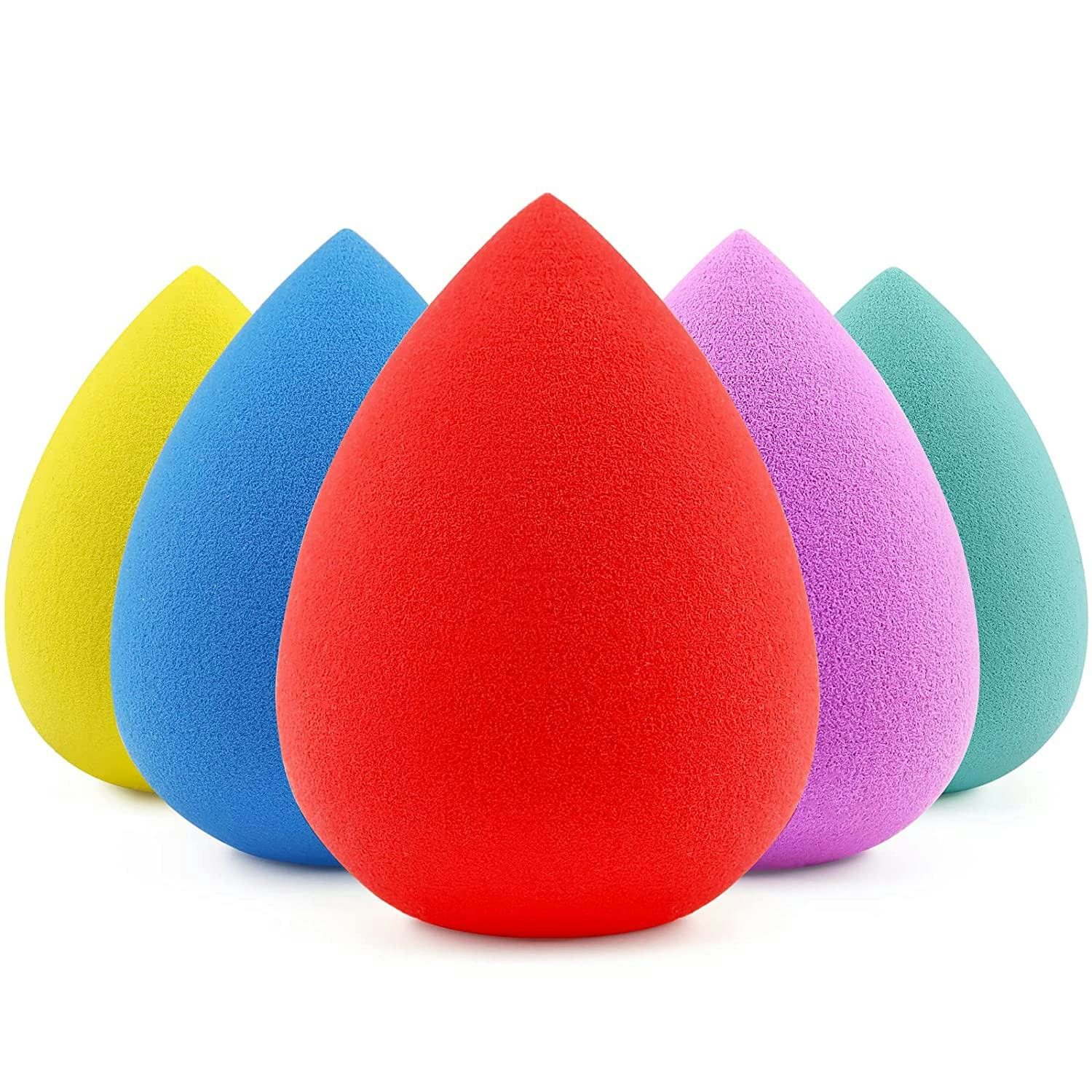BEAKEY 5 Pcs Makeup Sponges Set