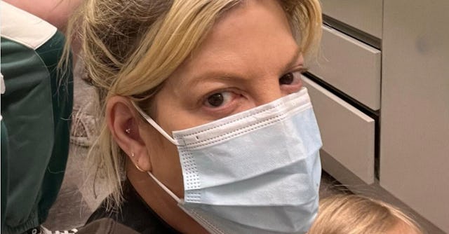 Tori Spelling shared on Instagram that her children were exposed to mold in their rental home that h...