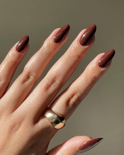 Chocolate milk nail ideas