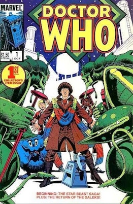 The first Doctor Who Marvel comic
