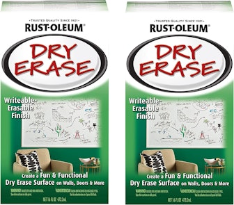 Rust-Oleum 241140 Dry Erase Brush-On Paint Kit