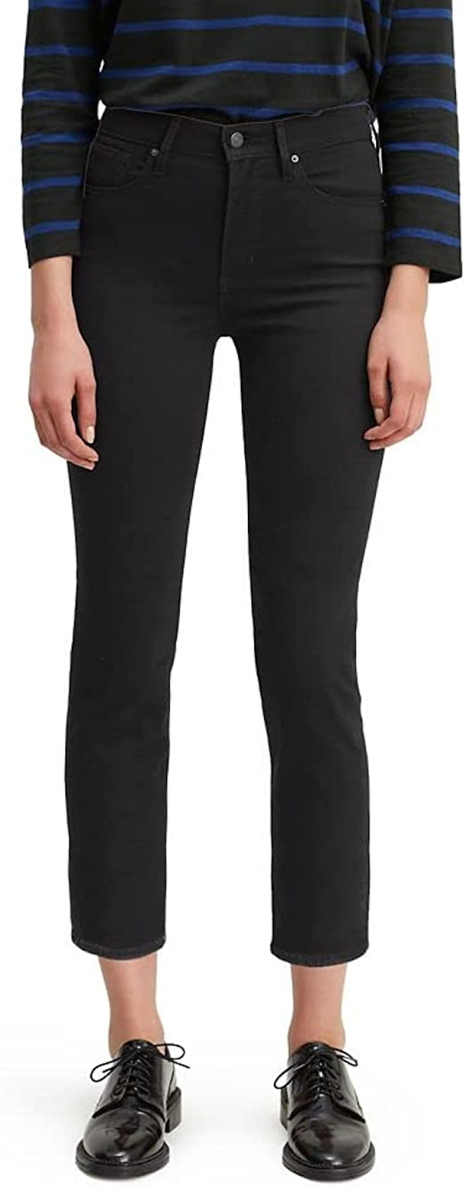 Levi's 724 High Rise Straight Crop Jeans