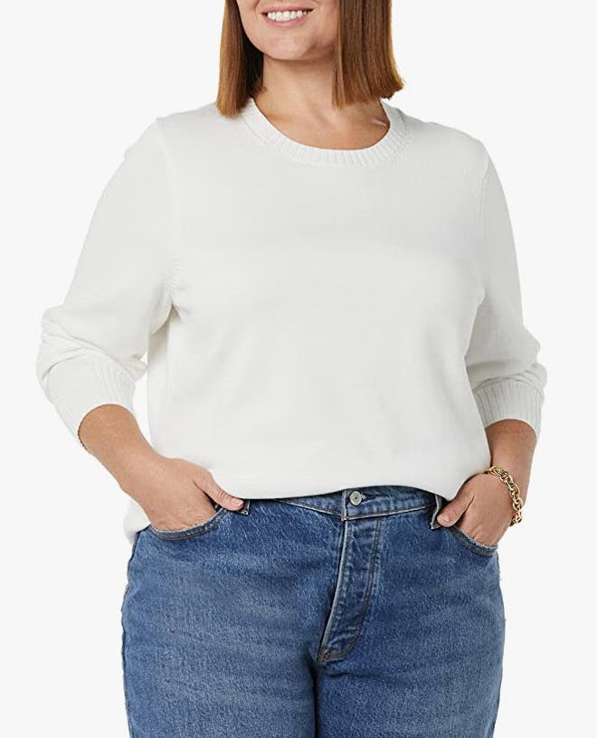 Amazon Essentials 100% Cotton Crewneck Sweater