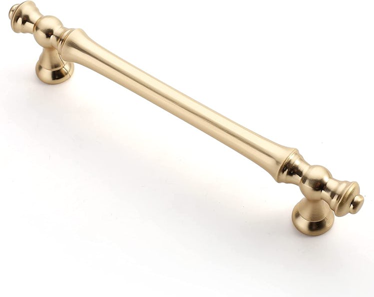 Asidrama Brushed Brass Kitchen Cabinet Handles (10-Pack)