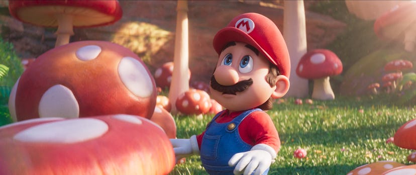 Mario in a scene from the new 'Super Mario Bros. Movie.'