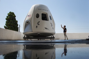 An image of the SpaceX Crew Dragon.