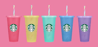 These color changing cups from Starbucks summer 2023 tumbler collection are most like Taylor Swift's...