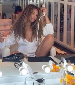 Beyonce natural curls and hair care line
