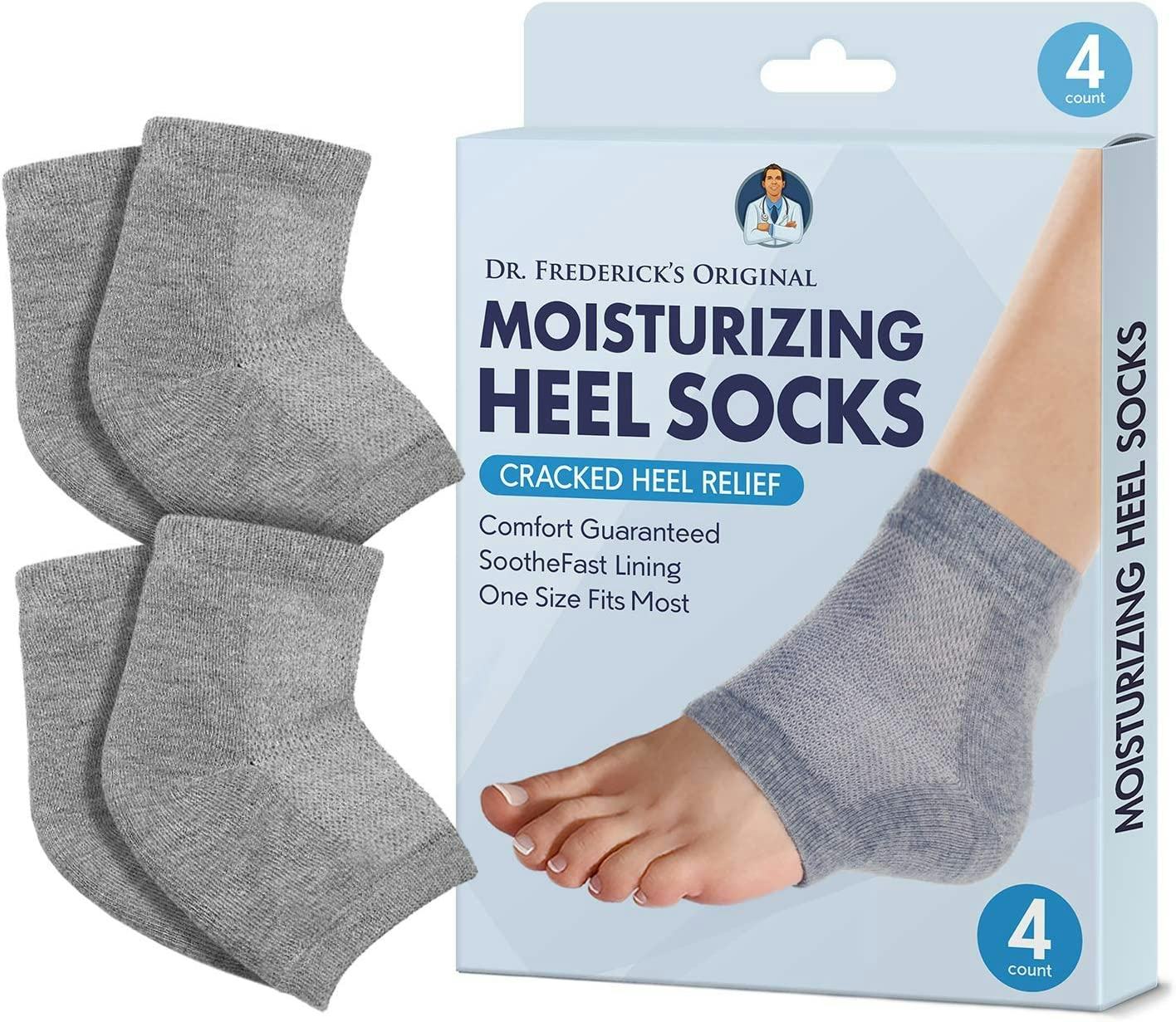 Dr. Frederick&rsquo;s Original Moisturizing Heel Socks (2 Pairs)