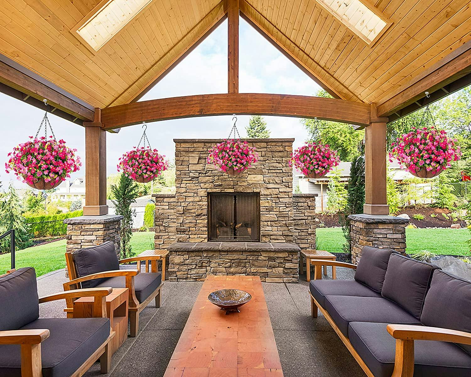 Ammyoo Artificial Hanging Flowers