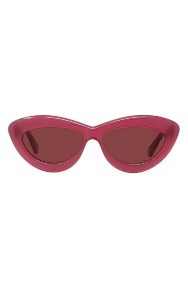 Curvy Logo 54mm Cat Eye Sunglasses