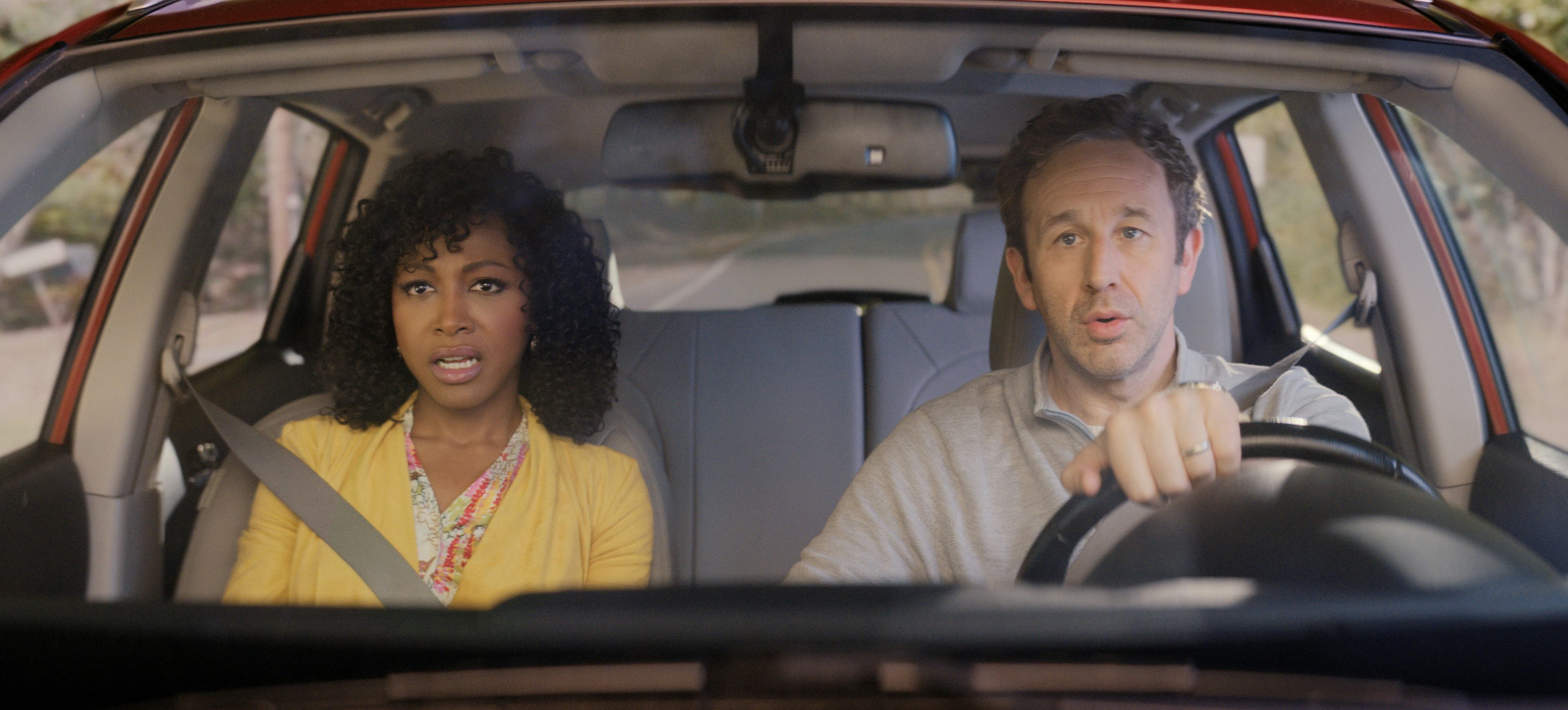 Chris O’Dowd as Dusty and Gabrielle Dennis as Cass in &lsquo;The Big Door Prize&rsquo; Season 1, via Apple TV+&rsquo;s&hellip;