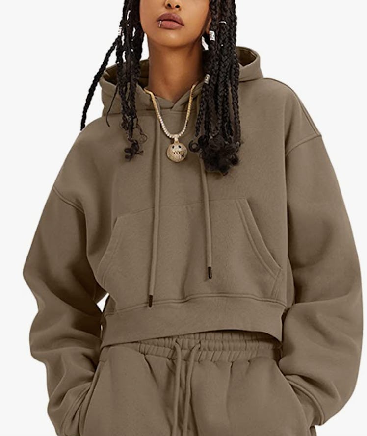 HATANT Cropped Heavyweight Hoodie