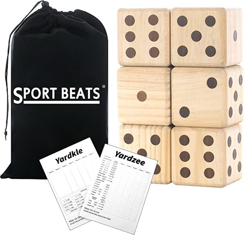 SPORT BEATS Outdoor Games Giant Yard Lawn Games (Set of 6)