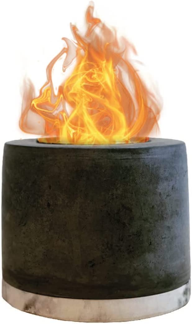 ROUNDFIRE Concrete Tabletop Fire Pit