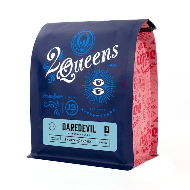 best gift for single dads: daredevil coffee from 2queens in upstate new york