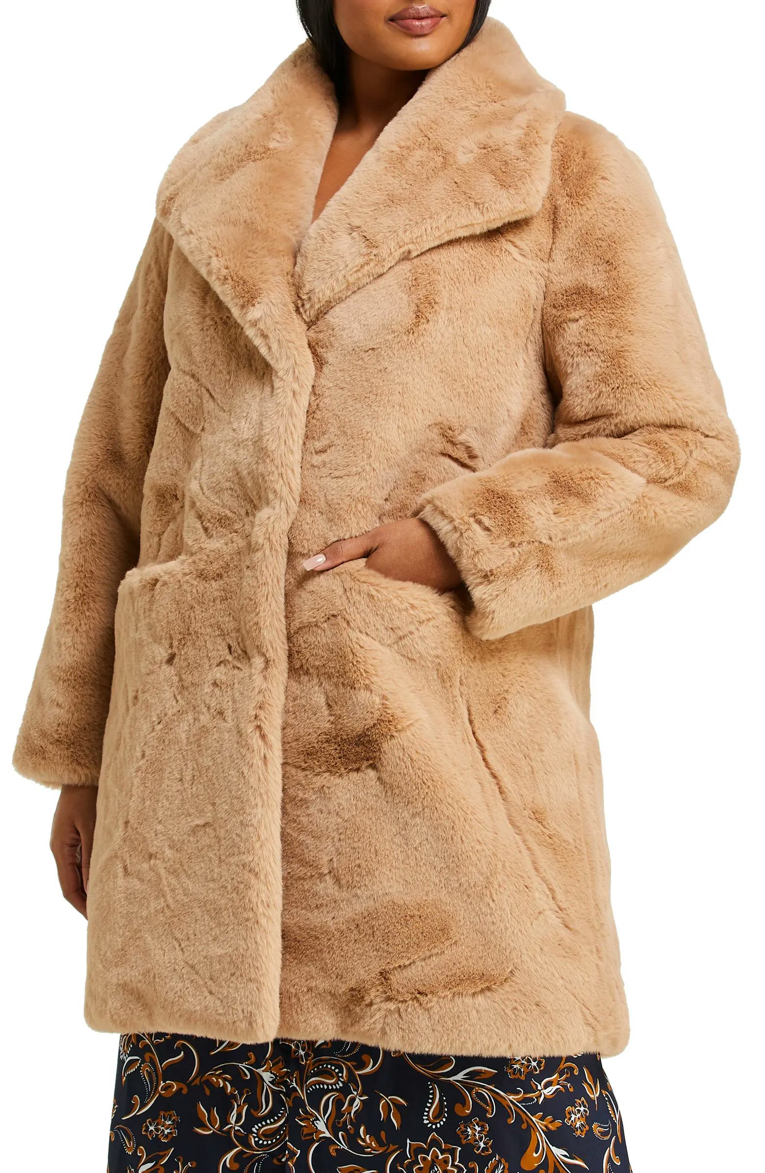 Estelle Matterhorn Faux Fur Coat