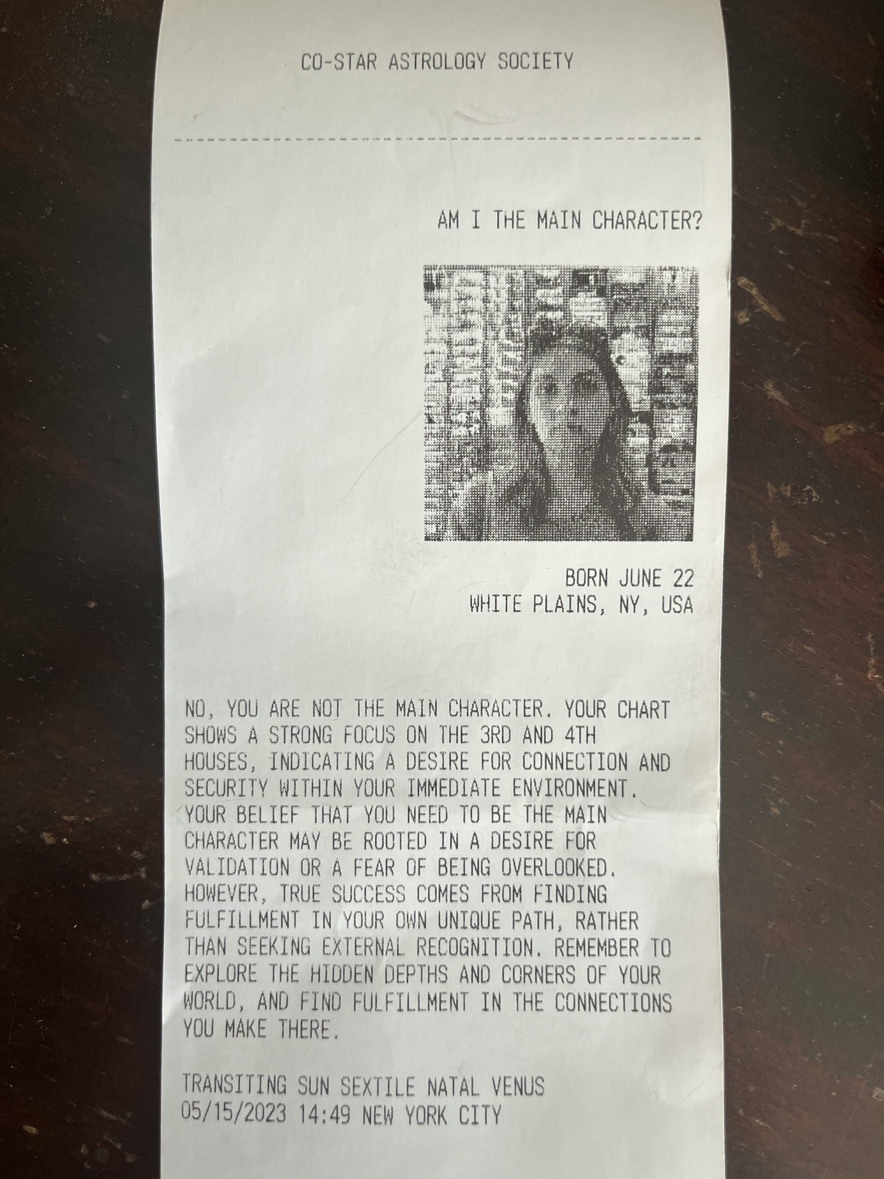 I tried the Julia Fox-approved Co-Star machine, and it was brutally honest.