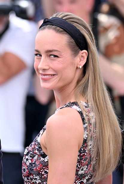 US actress Brie Larson poses during a photocall for the Jury at the 76th Cannes Film Festival in Can...