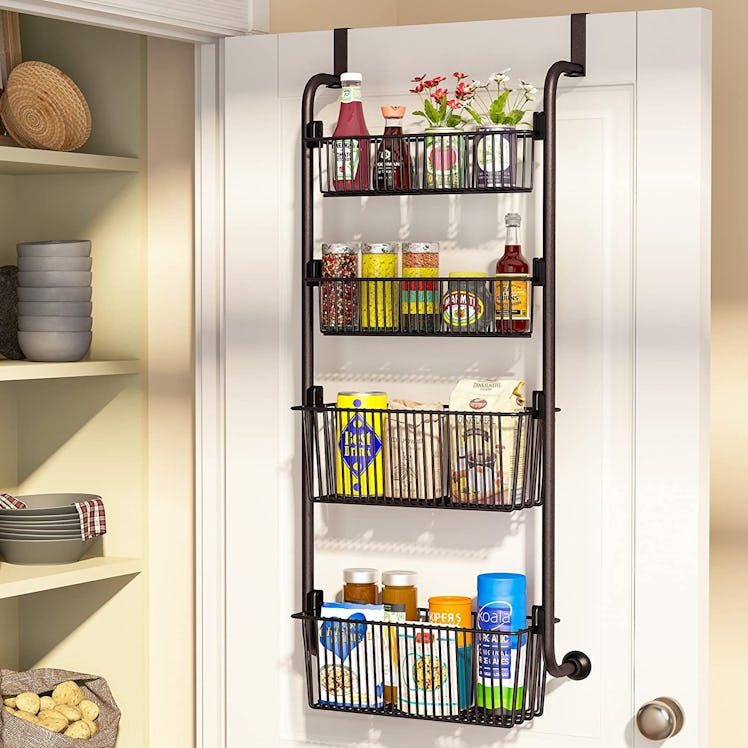 1Easylife Over the Door Pantry Organizer Rack