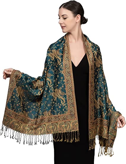 Achillea Soft Silky Reversible Pashmina Shawl