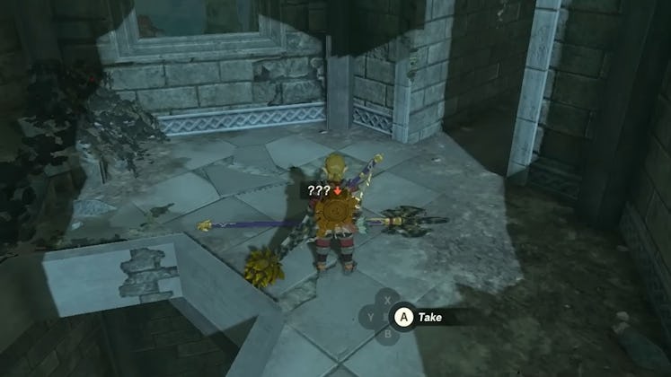 Unknown spear in Legend of Zelda Tears of the Kingdom