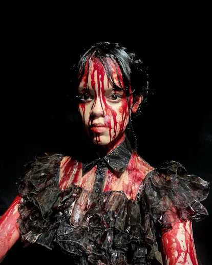 Jenna Ortega as Wednesday Addams.