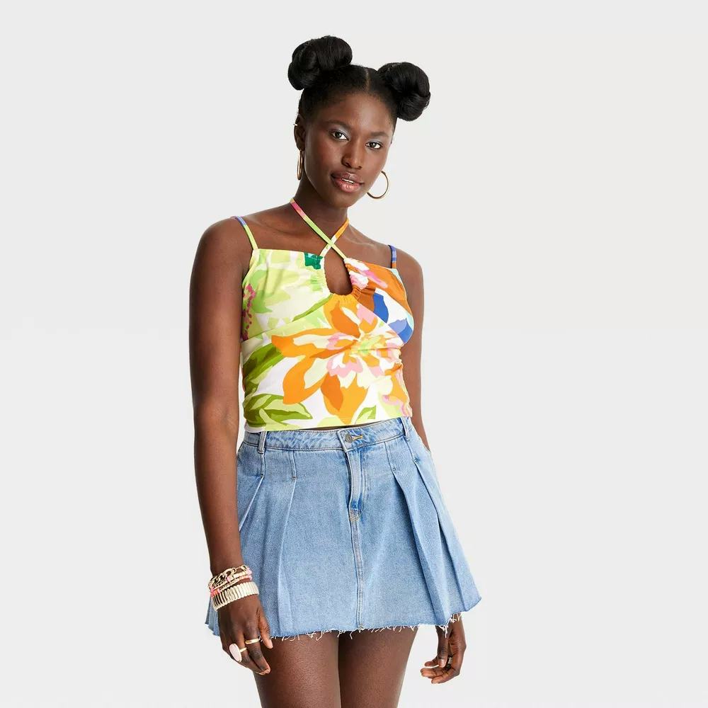 Women&rsquo;s Strappy Halter Knit Tank