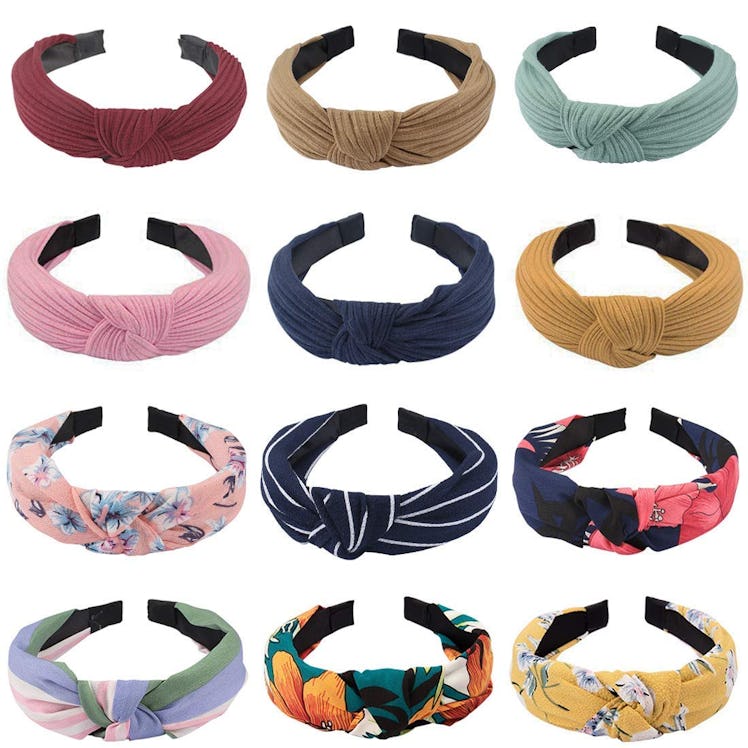 VELSCRUN Knotted Headbands (Set Of 12)