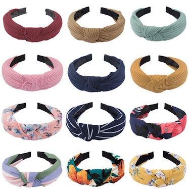 VELSCRUN Knotted Headbands (Set Of 12)