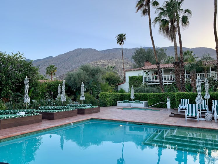 The Colony Palms Hotel in Palm Springs is a great place to get breakfast with a view.