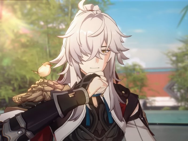 Jing Yuan smirking in Honkai: Star Rail