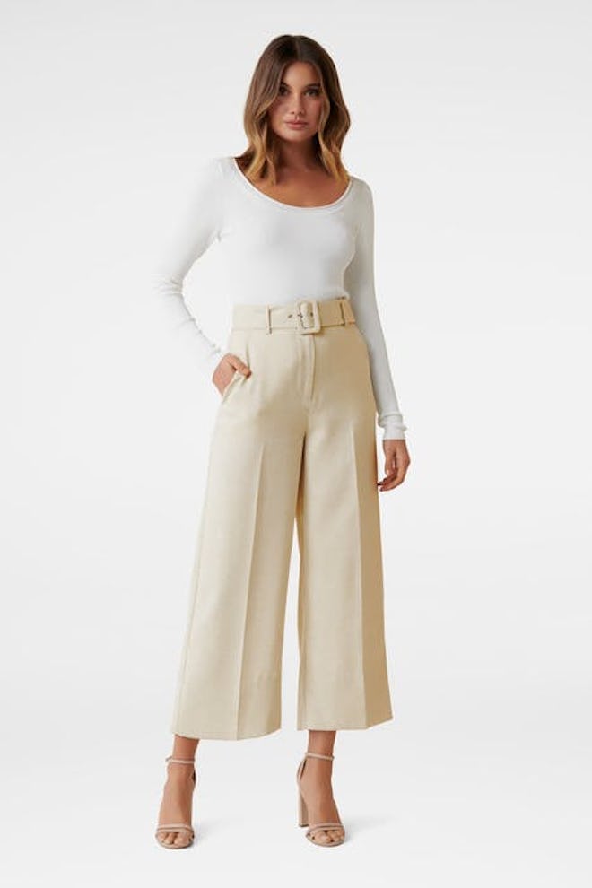 FOREVER NEW Angie Belted Culottes