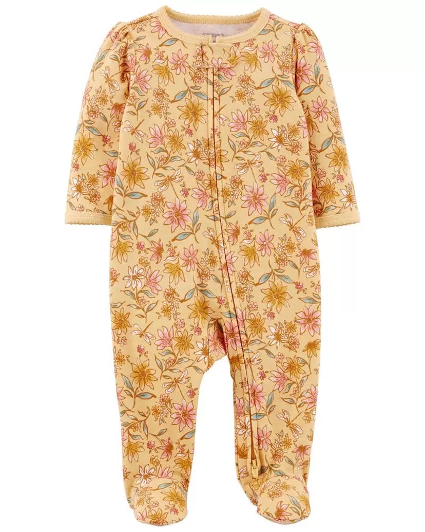 Baby 2-Way Floral 2-Way Zip Sleep & Play